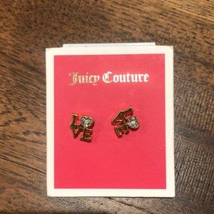 Juicy Couture LOVE Earrings - NEW